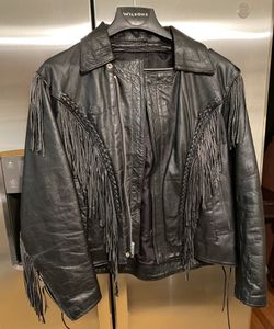 Real leather Stylish Jacket Size L Pick Up From North Olmsted