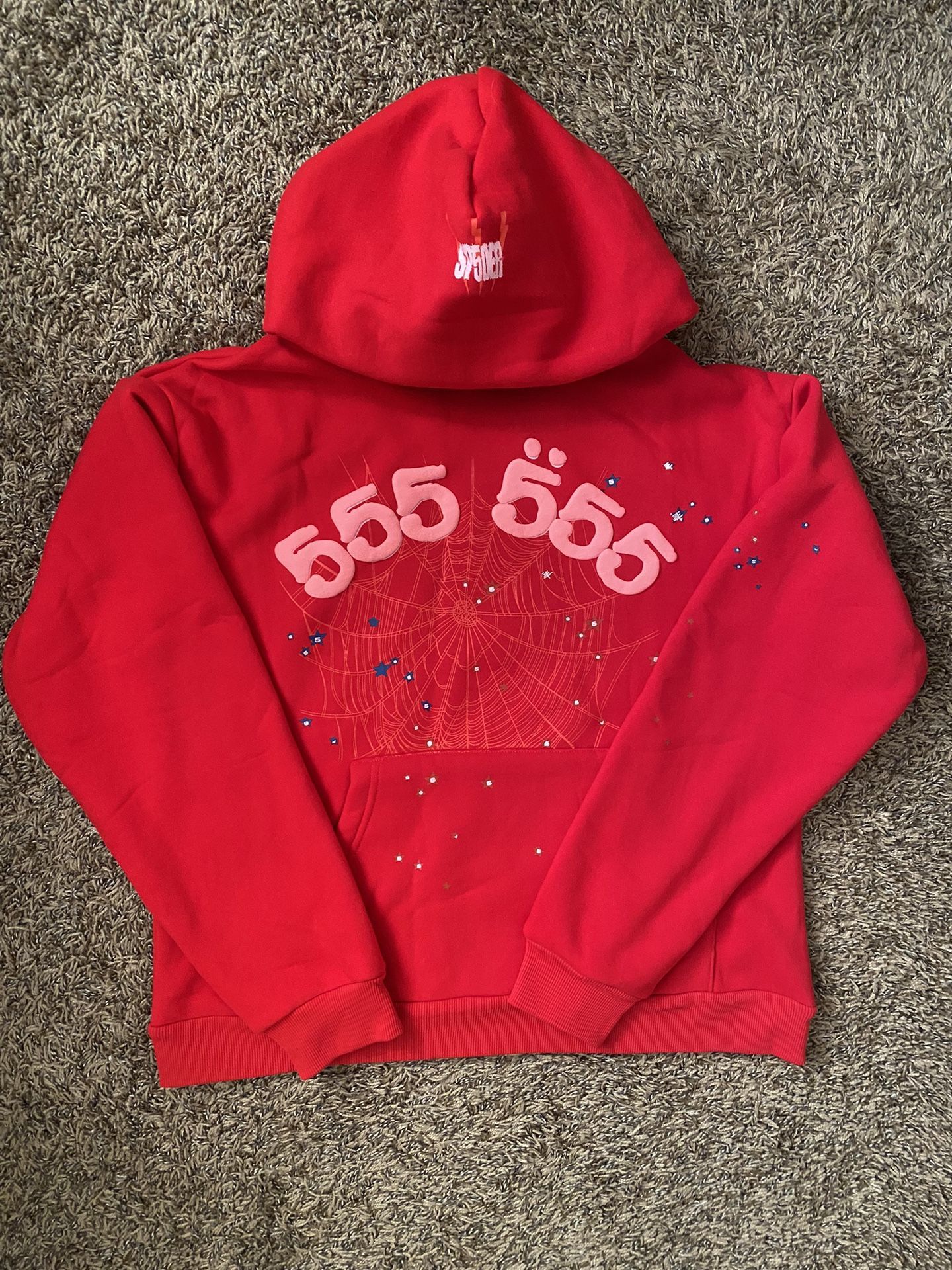 Sp5der Hoodie 'Red Angel' *NEW*
