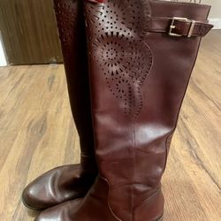 Gianni Bini Leather Riding Boots
