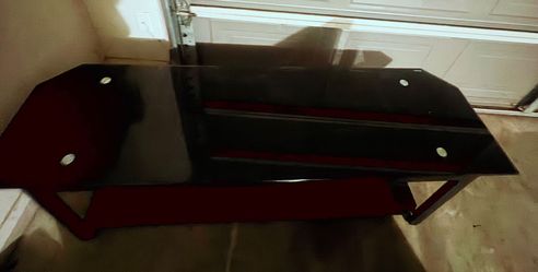 Glass TV Stand