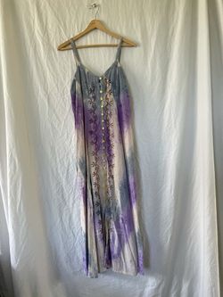 Long Tie Dye Dress