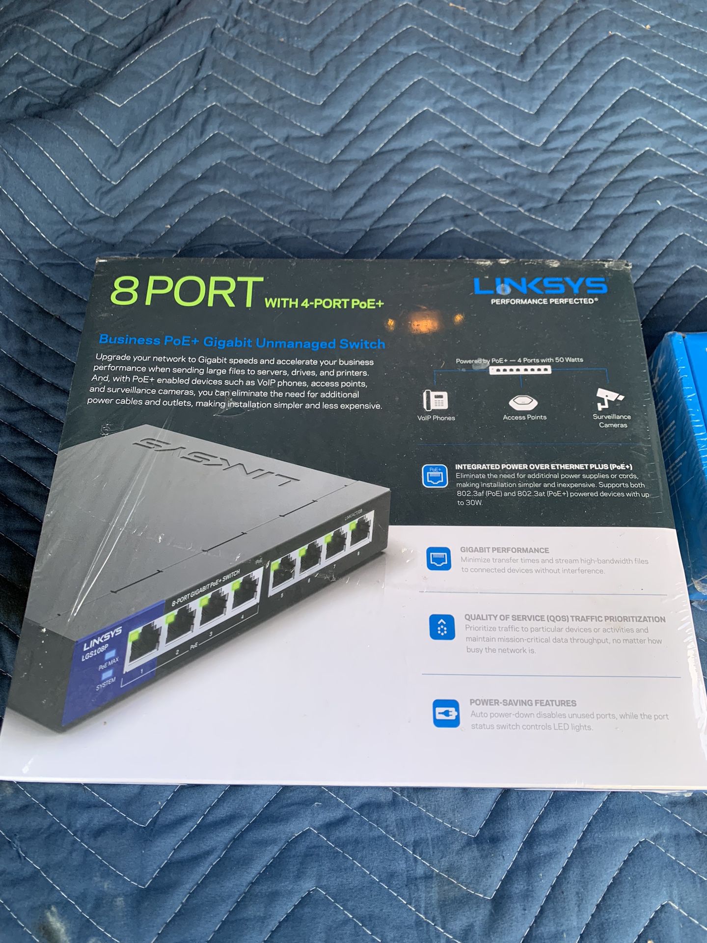 8 Port With 4-port PoE $50 Firm 