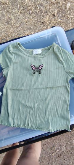 Girls green shirt size 7/8