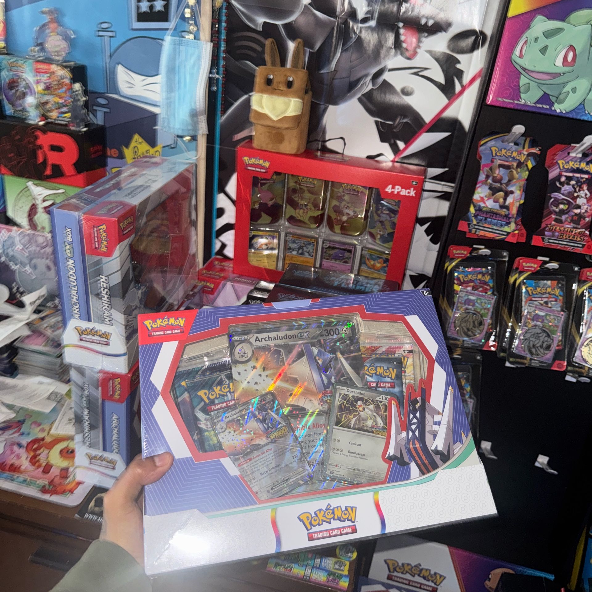 Archaludon Ex Box Pokemon Cards 4 Pack