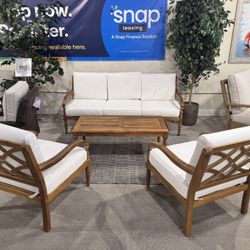 4pc Outdoor Teakwood Set 