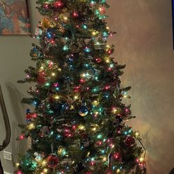 Artificial Christmas tree Pre- lit 