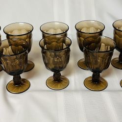 Noritake Provincial Coffee Brown Goblet (4oz) Wine