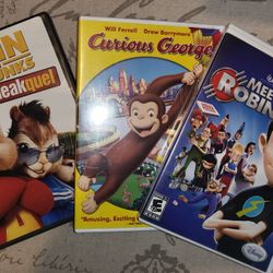 Kids Dvd Movies Alvin And The Chipmonks ansd More..