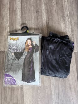 Spider Sorceress Halloween costume size Kid Medium 8-10