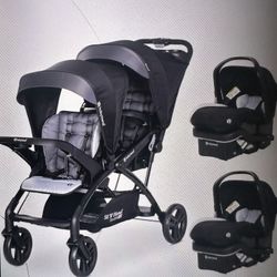 baby trend stroller and carseats