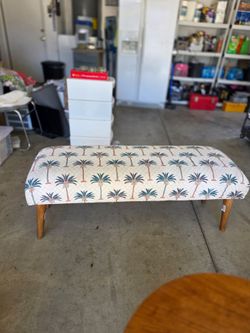 upholstered bench