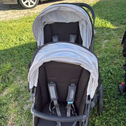 Uppa Baby Vista With Doble Seat And Piggy Back Accessories 