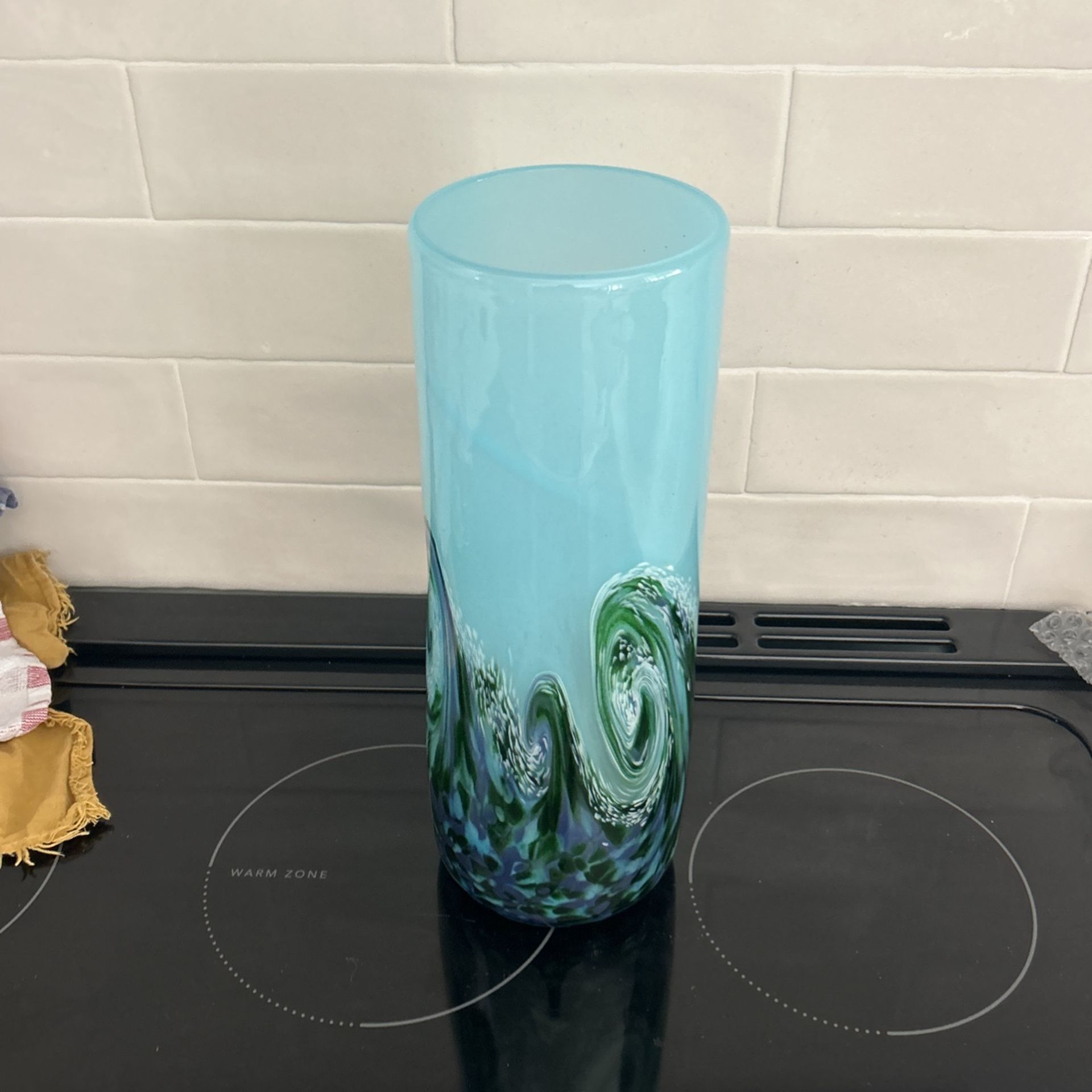 Tall Glass Vase