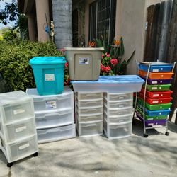 Storage Organizers All Sizes Mix Of Everything Prices Vary Or Best Offer $10 Small Ones Colorful $40 good Clean Condition South La 90043   