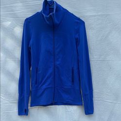 Lululemon Blue zip up Sweater Jacket 