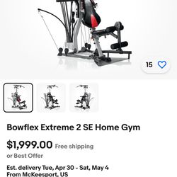 Bow flex Home gym