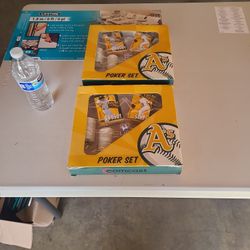 2006 OAKLAND ATHLETICS Poker Set