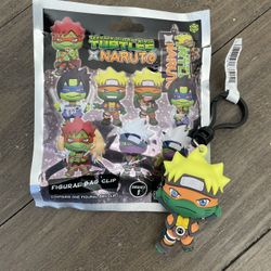 Teenage Mutant Ninja Turtles x Naruto Bag Clip Keychain SECRET Mikey x Naruto