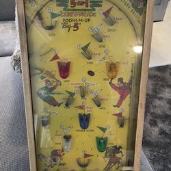 Vintage Tabletop Pinball Game 