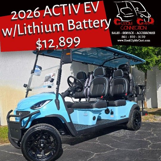 2026 Activ EV PULSE Golf Cart 