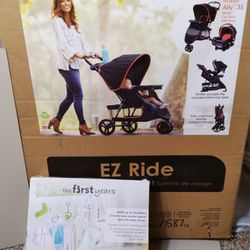 Baby Trend EZ Ride Travel System + Bottle Rack
