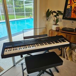 Alesis Recital Pro 88 Key Digital Piano Keyboard W Stand