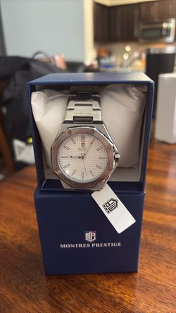 Montres Prestige stainless-steel watch