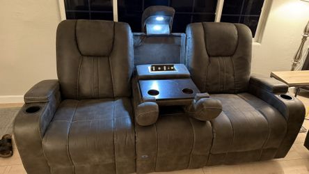 Reclining Sofa And Love Seat Set