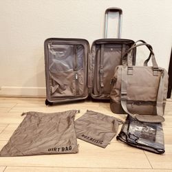 BEIS Carry-on Luggage Set  Gray