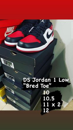 Jordan 1 Low “Bred Toe”