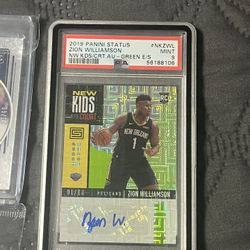Zion Williamson Rc /10 PSA 9 Jersey Number 