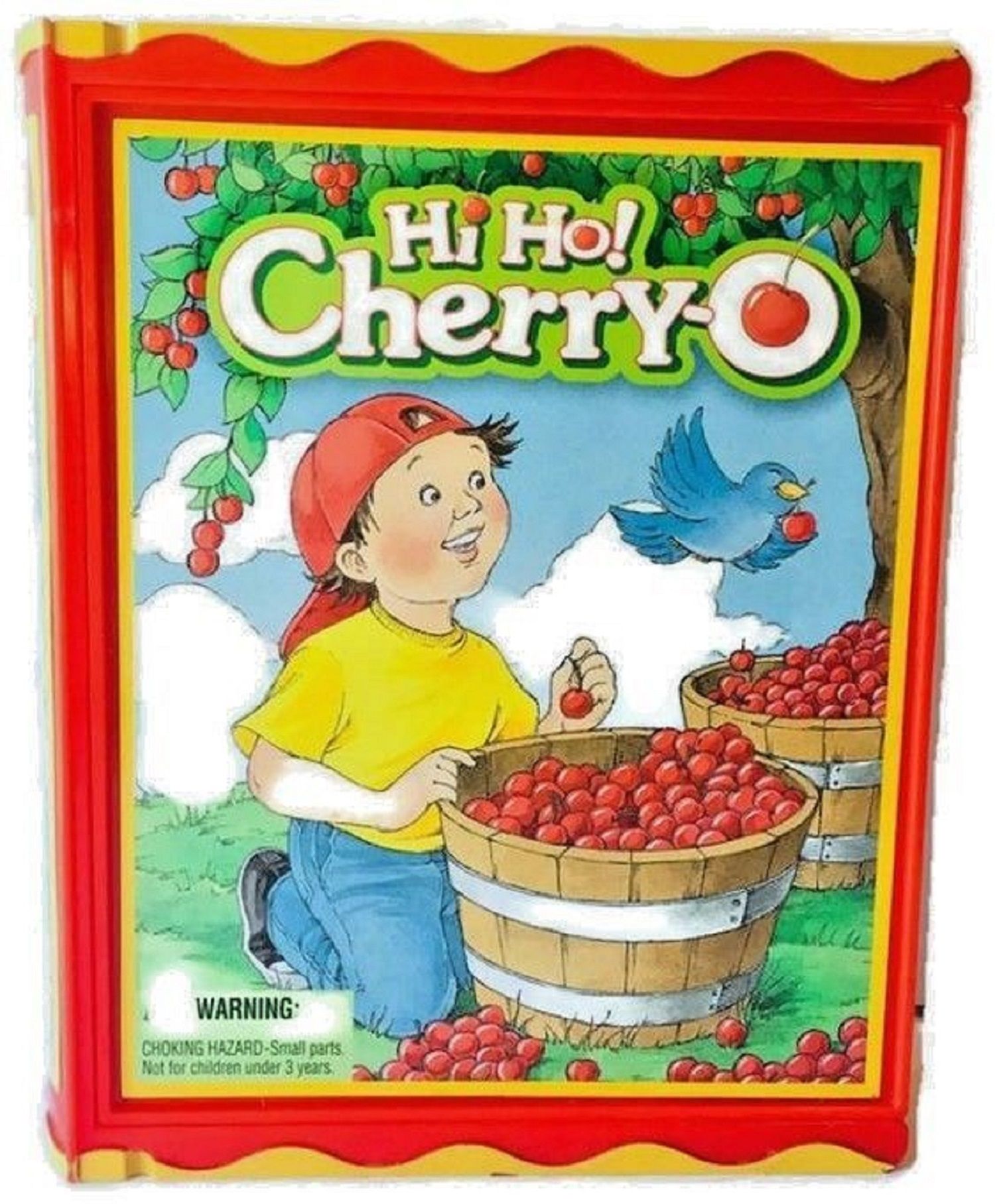 Hi Ho Cherry O Game Bookshelf Edition Counting Game Milton Bradley RARE 1997 Bookshelf Board Game Learning Game 1997