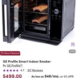 Brand New GE Profile Smart Indoor Smoker Sealed in Box