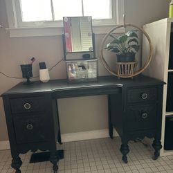 Black Vintage Vanity  