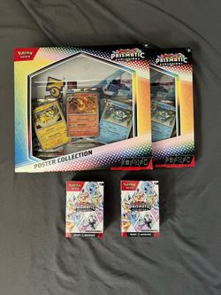 Sealed Prismatic evolutions Pokemon cards