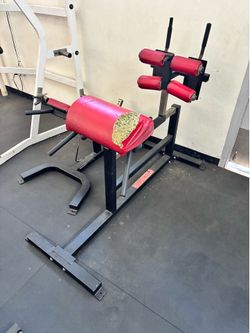 Glute ham bench machine