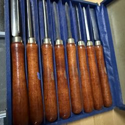 Vintage Craftsman 8-piece Lathe Tool Set
