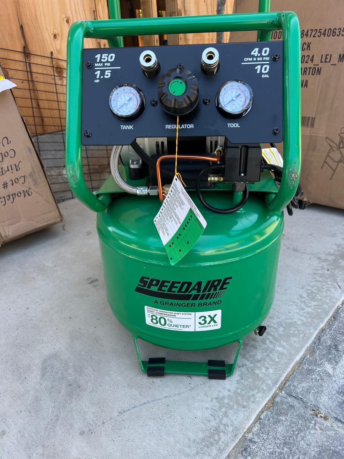 New Speedaire Air Compressor 
