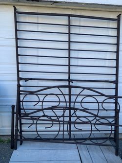 complete metal bed frame queen size