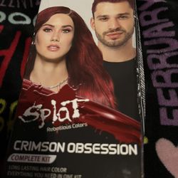 splat red hair dye crimson obssession complete kit