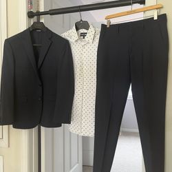 Mens Suit Jacket And Shirt 