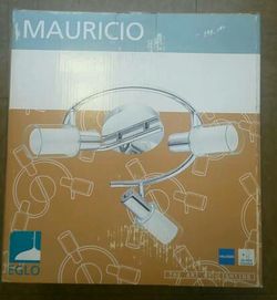 3-light Ceiling Chrome Fixture Track Lighting