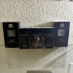 Creed Aventus With Dior Sauvage 100ml Sealed (60$ Each 