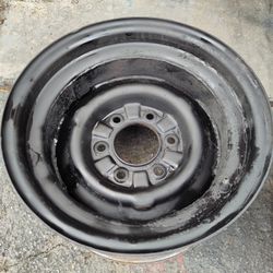One 15x8 Steelie from a 6 lug Chevy c10 pickup