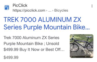 Trek 7000 Aluminum ZX Series Mountain Bike for Sale in Los Angeles