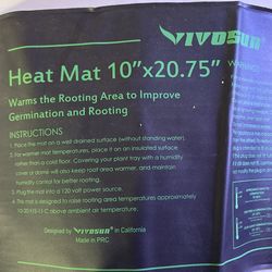 VIVOSUN 10"x 20.75" Seedling Heat Mat