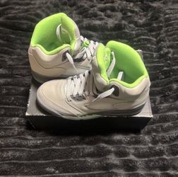 Jordan 5 Green Bean Gs Size 5y Brand New Worn 1 Time And 100% Authentic