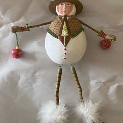 Dept 56 krinkles patience Brewster snow man And Lady