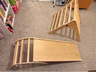 Indoor wooden playground