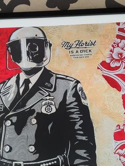 Obey X Shepard Fairey Supreme Quality Vuitton Glass Offwhite Air 270